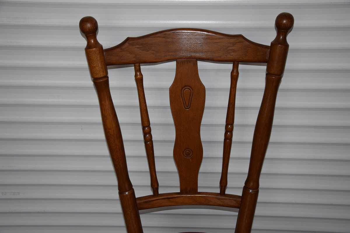 krzesła dębowe 6 sztuk - jak nowe - 4