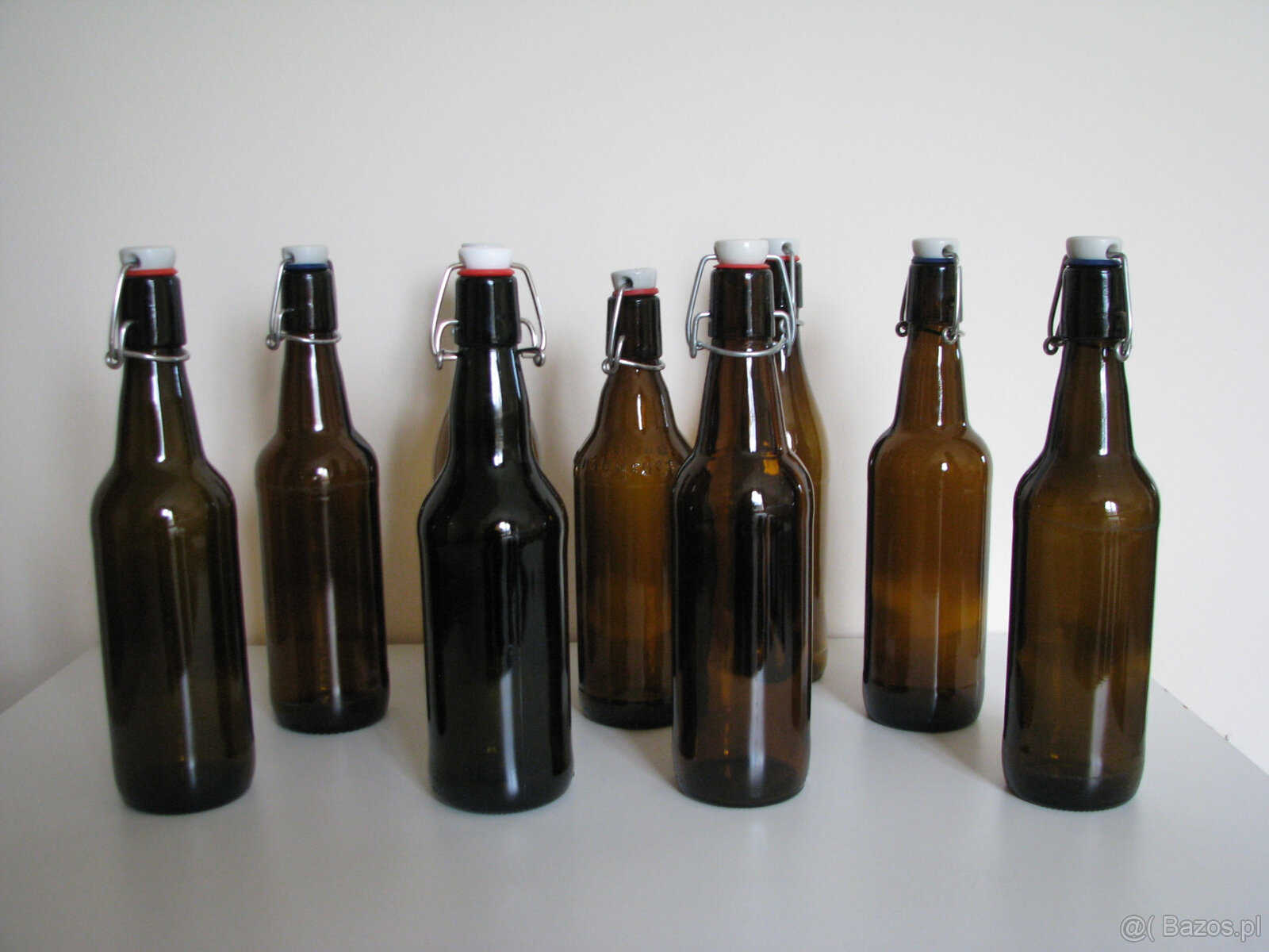 Butelki z pałąkiem po piwie – czyste bez etykiet 4,90 /szt - 4
