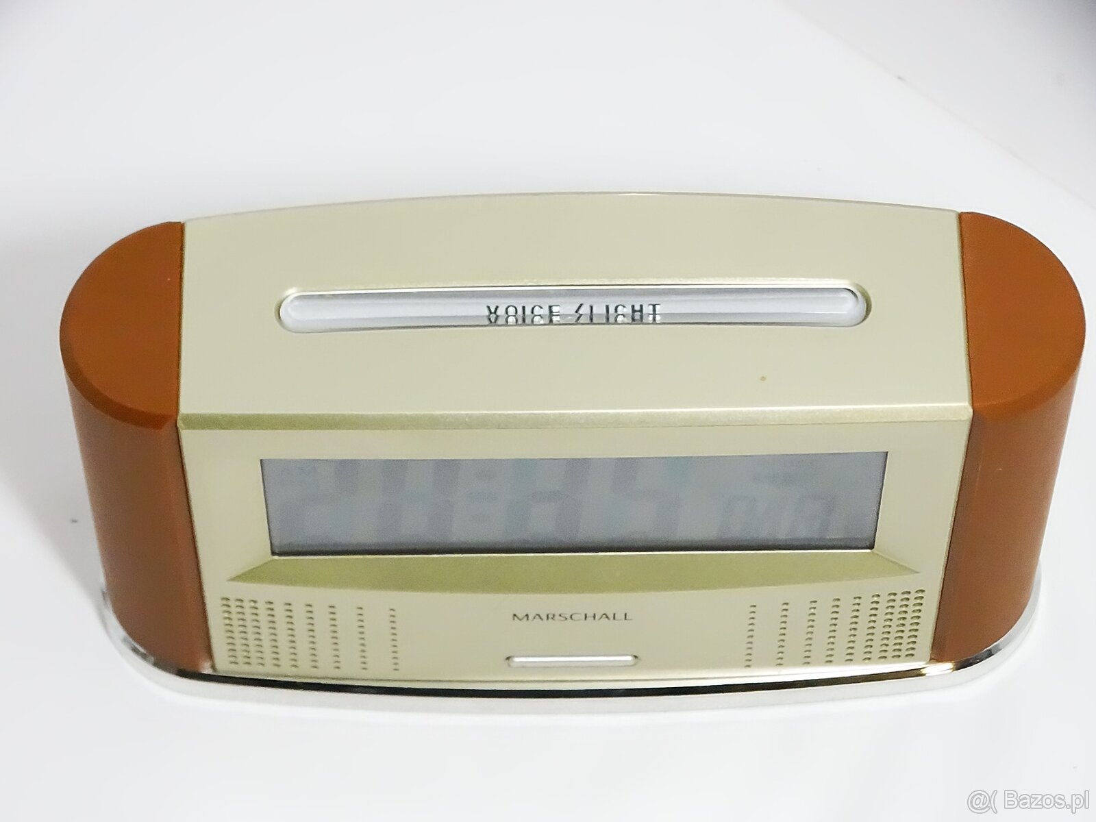 Mówiący radiowy zegar/budzik z termometrem wewnętrznym i dat - 4