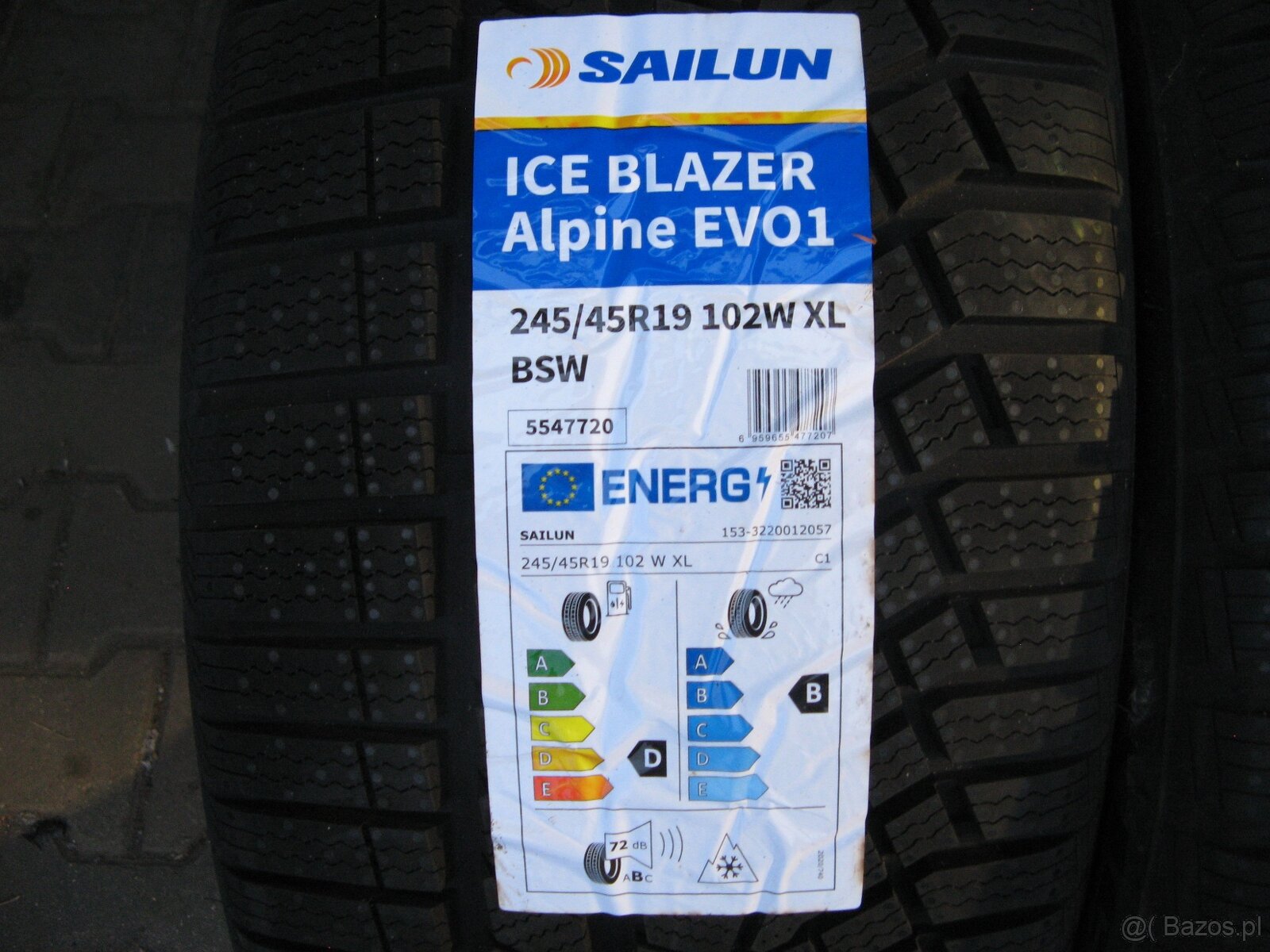 245/45R19 SAILUN Ice Blazer Alpine EV01 - 4
