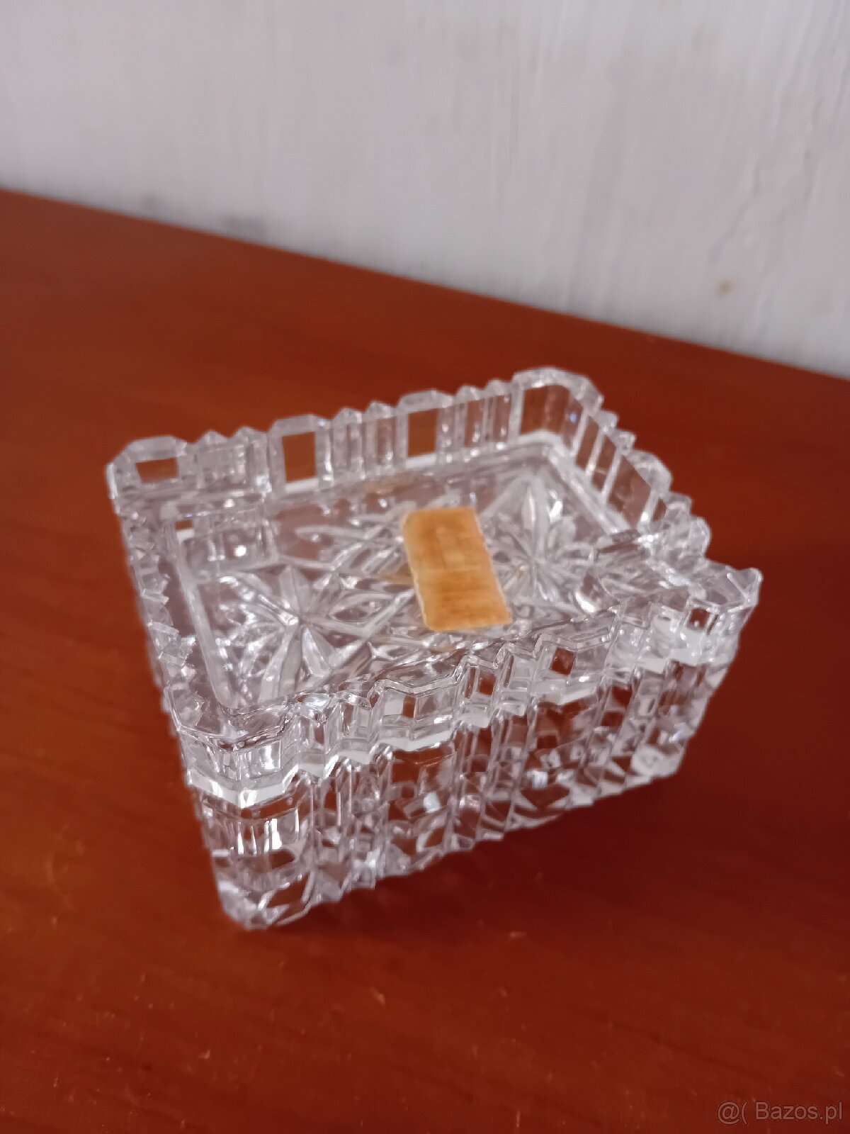 Krysztalowa papierosnica popielniczka - 4