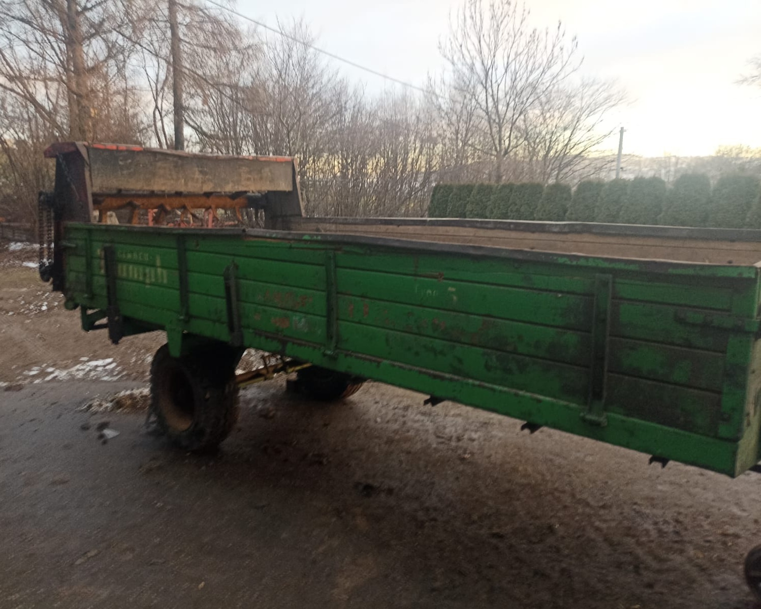 Rozrzutnik obornika Kirchner Triumph 3,5t - 4