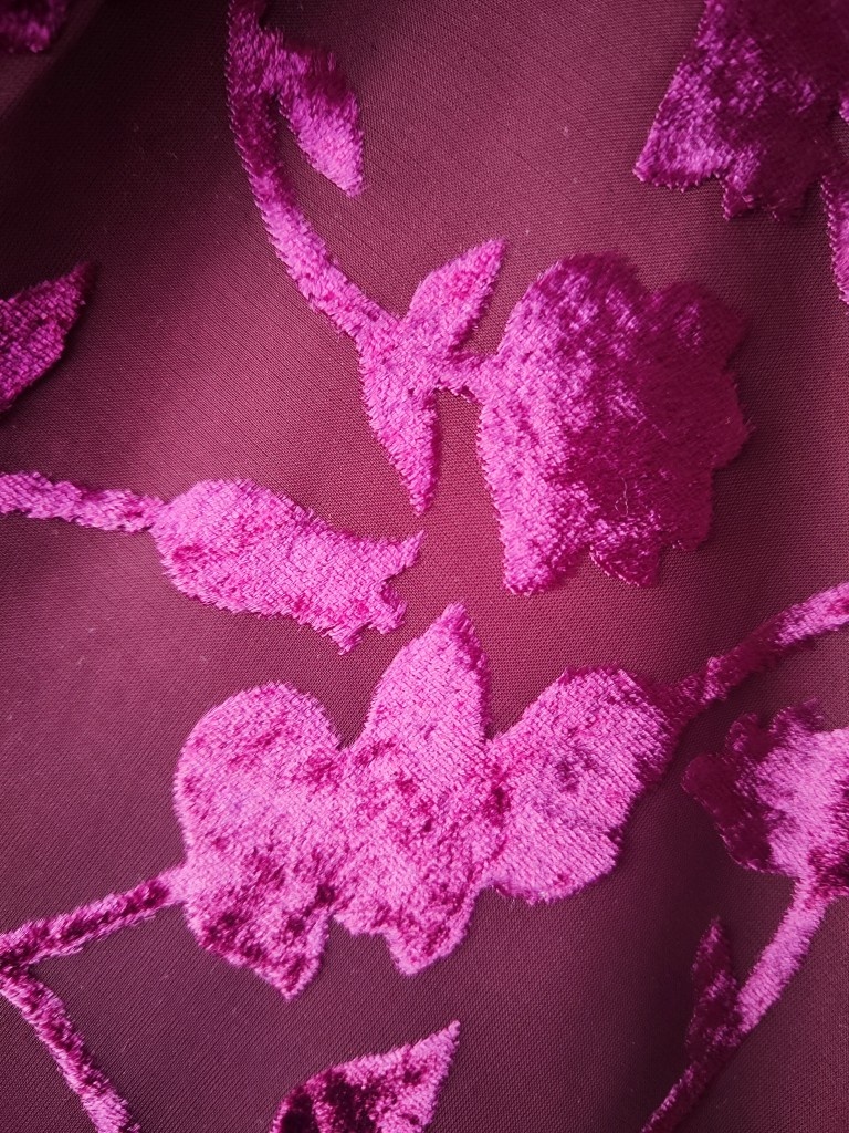 Bluzeczka w aksamitne liście DEBENHAMS rozm. L/40 - 4