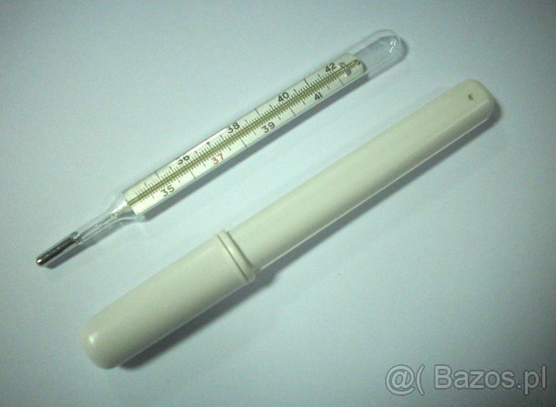 Termometr rtęciowy lekarski w etui NOWY - 4
