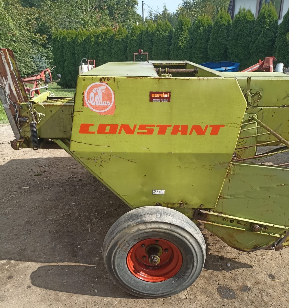 Prasa kostkująca wysokiego zgniotu Claas Constant - 4