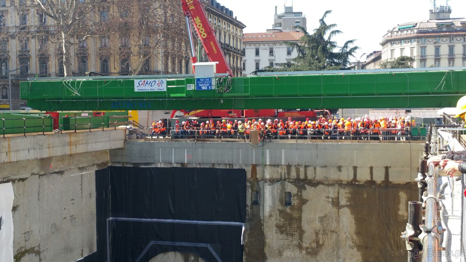 suwnica bramowa 160 ton – 25.600 mm. - 4