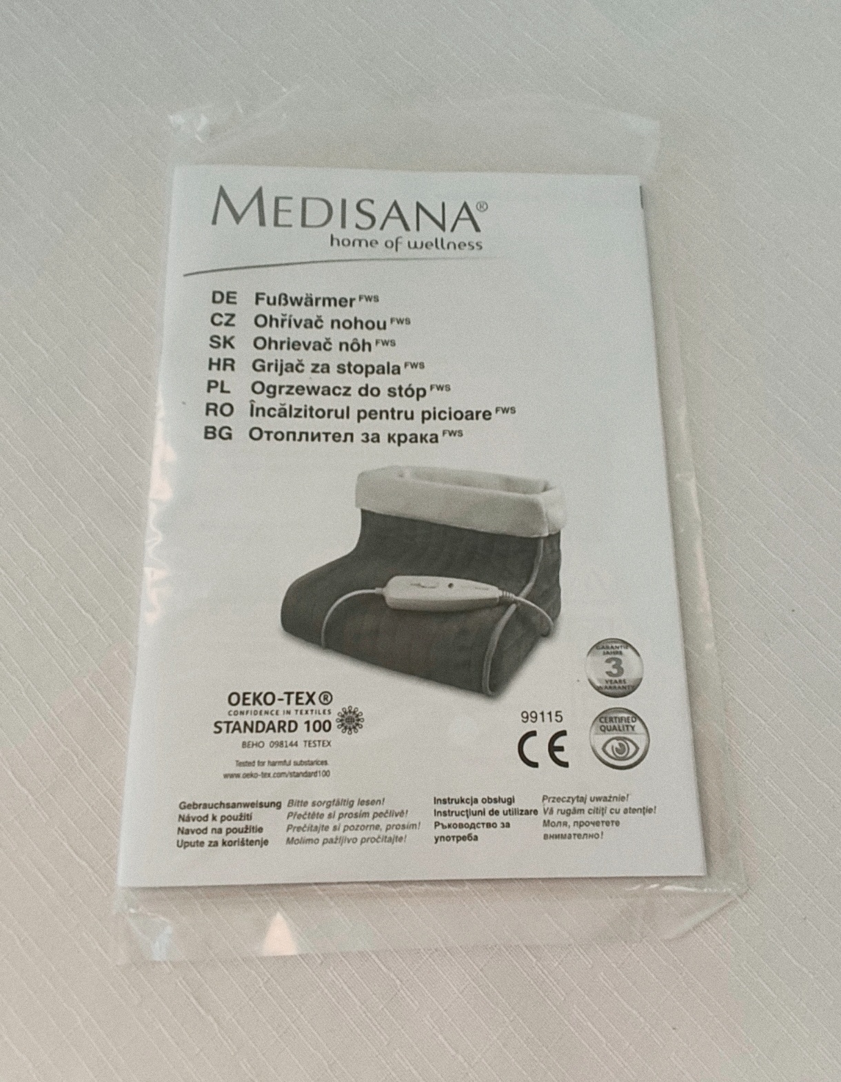 ocieplacz na nogi Medisana - NOWY - 4