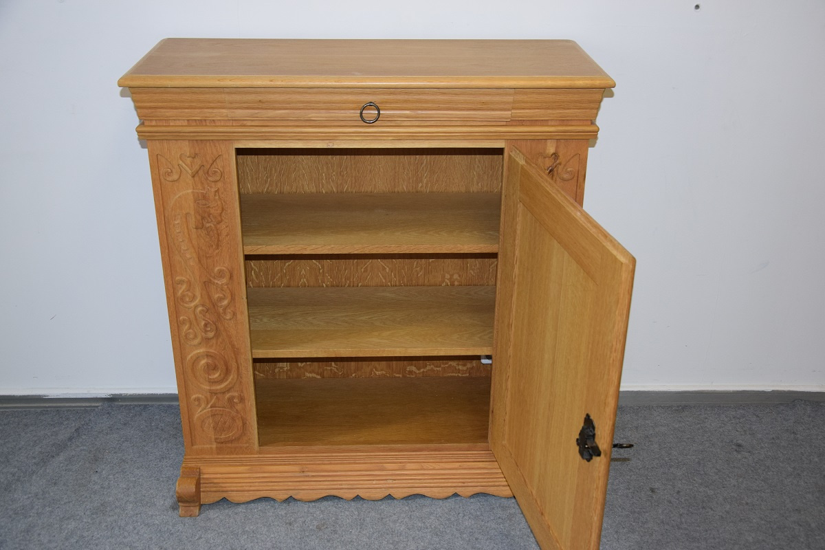 komoda z drewna dębowego - super stan - 4