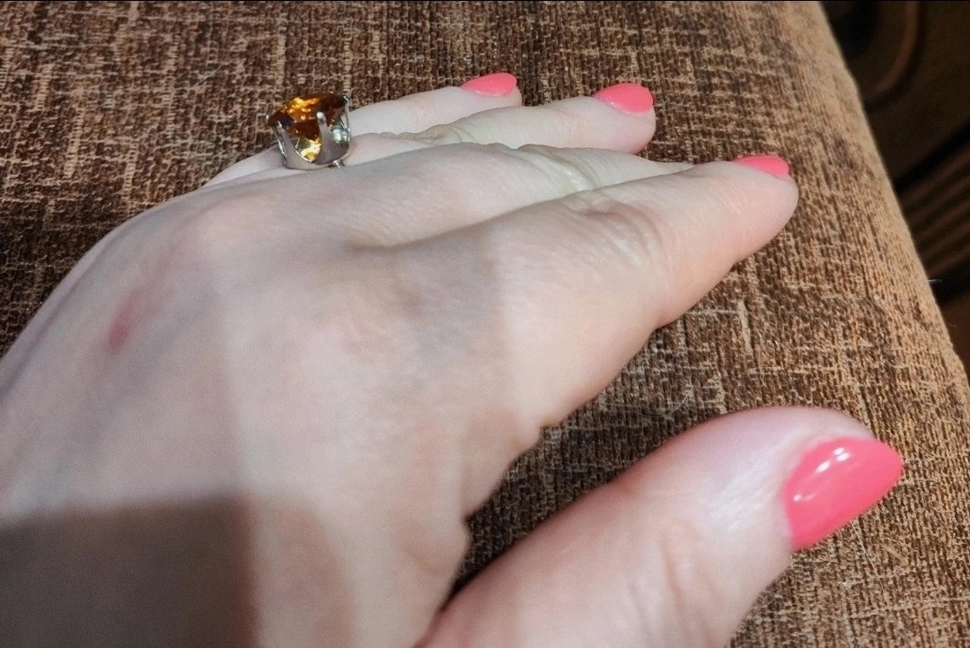 Pierścionek brązowe oczko - 4