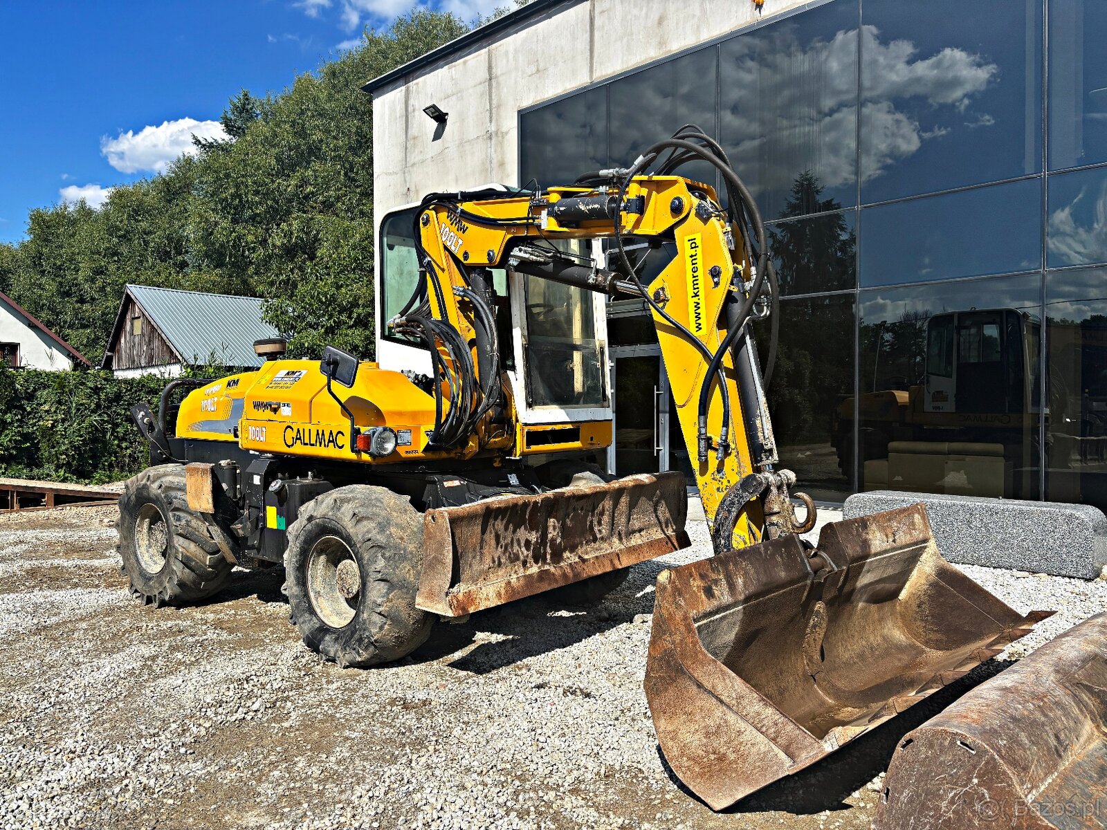 GALLMAC WMW 100L T KOPARKA KOŁOWA 2009R | KOMATSU PW 98, 110 - 4