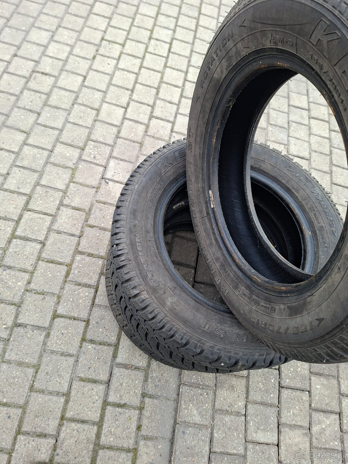 opony 155/70/13 r KELLEY WINTER st rok 21 75 t bieżnik ok 7 - 4