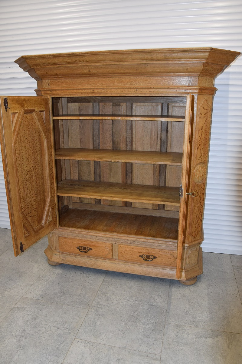 bieliźniarka z drewna dębowego - jak nowa - 4