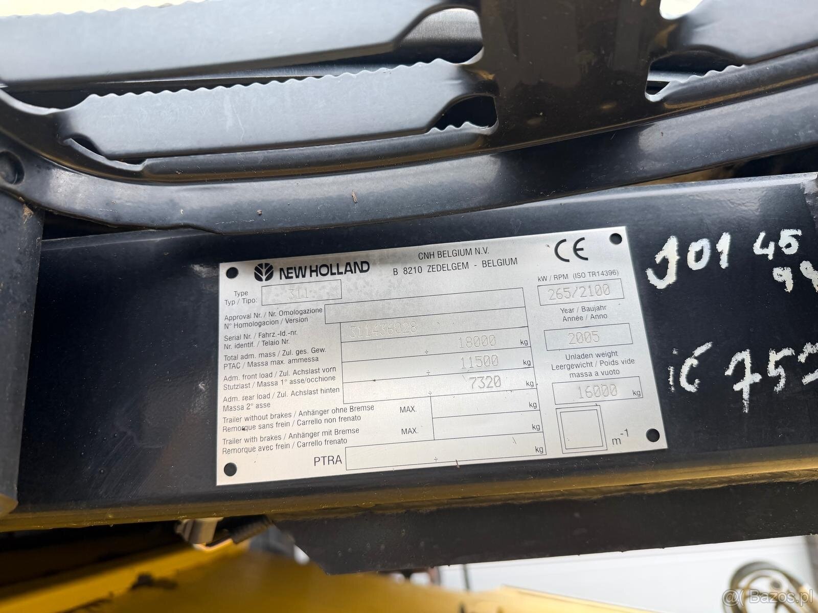 Kombajn zbożowy New Holland CX 860 stół do rzepaku klimatyza - 4