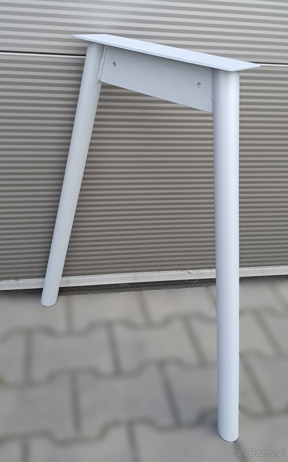 Nogi metalowe do stołu/biurka – kolor szary - 4