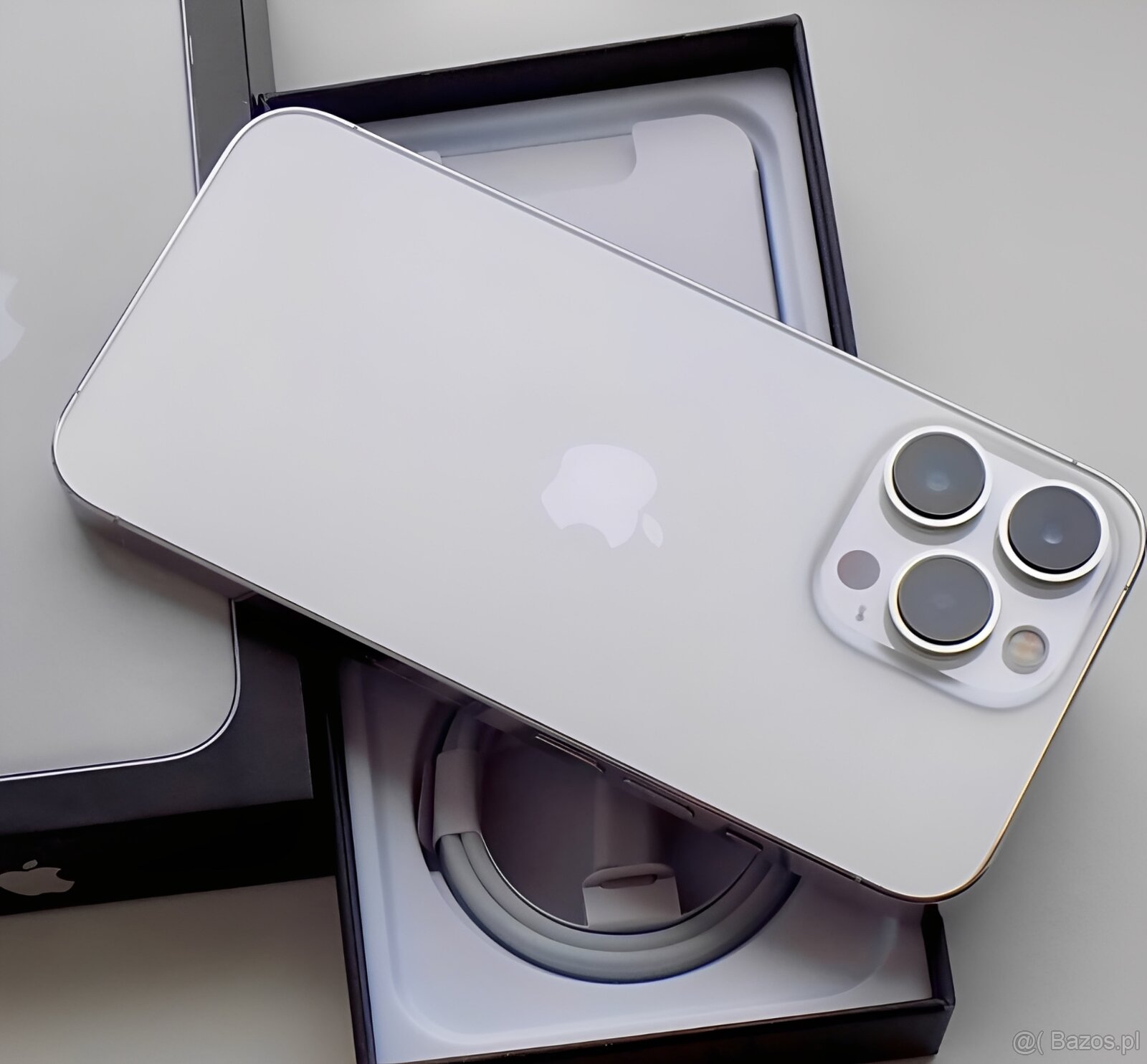 iPhone 13 Pro Max Silver BATERA 100% TOP - 4