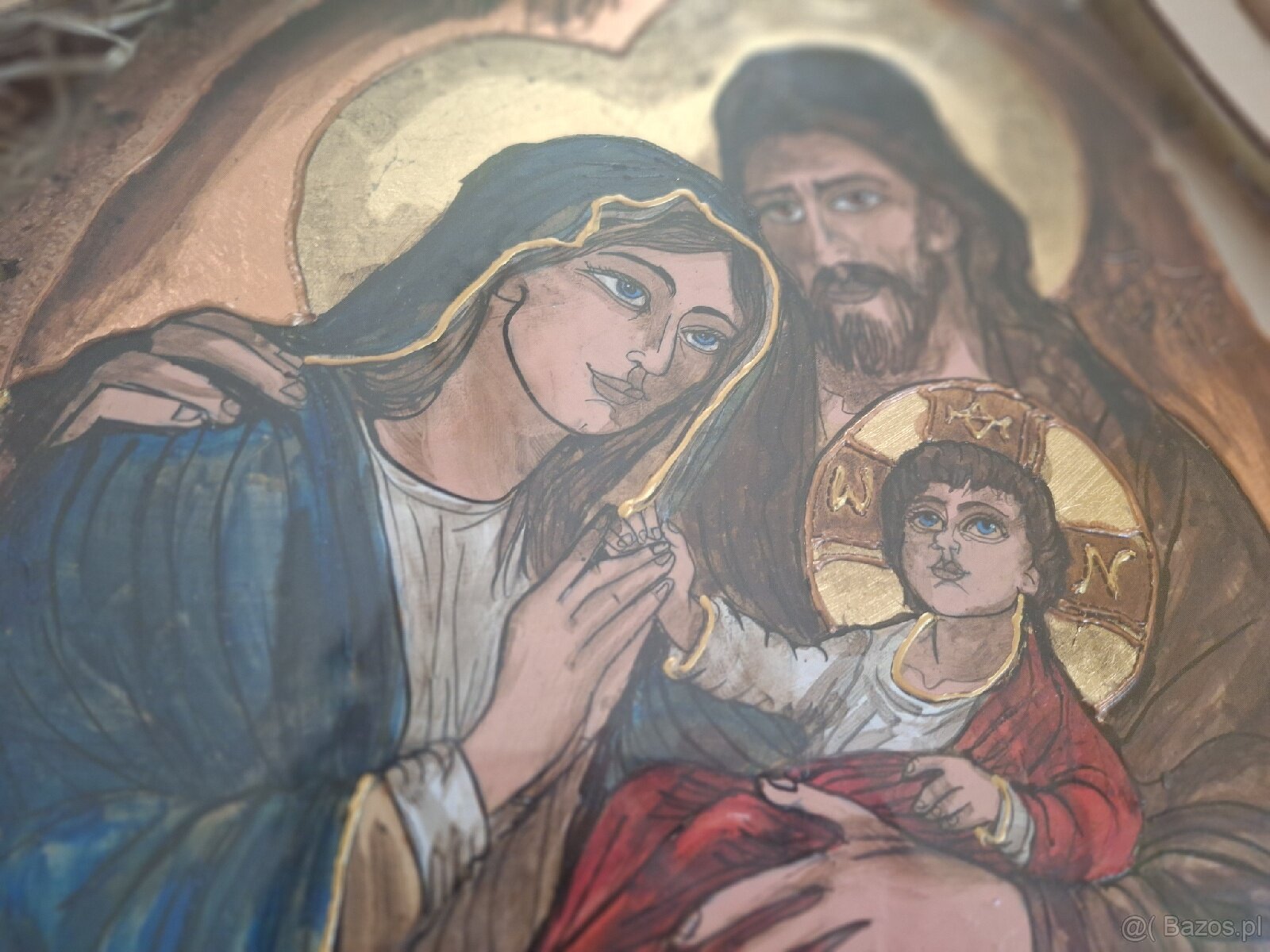 Obraz malowany ręcznie na drewnie - 4