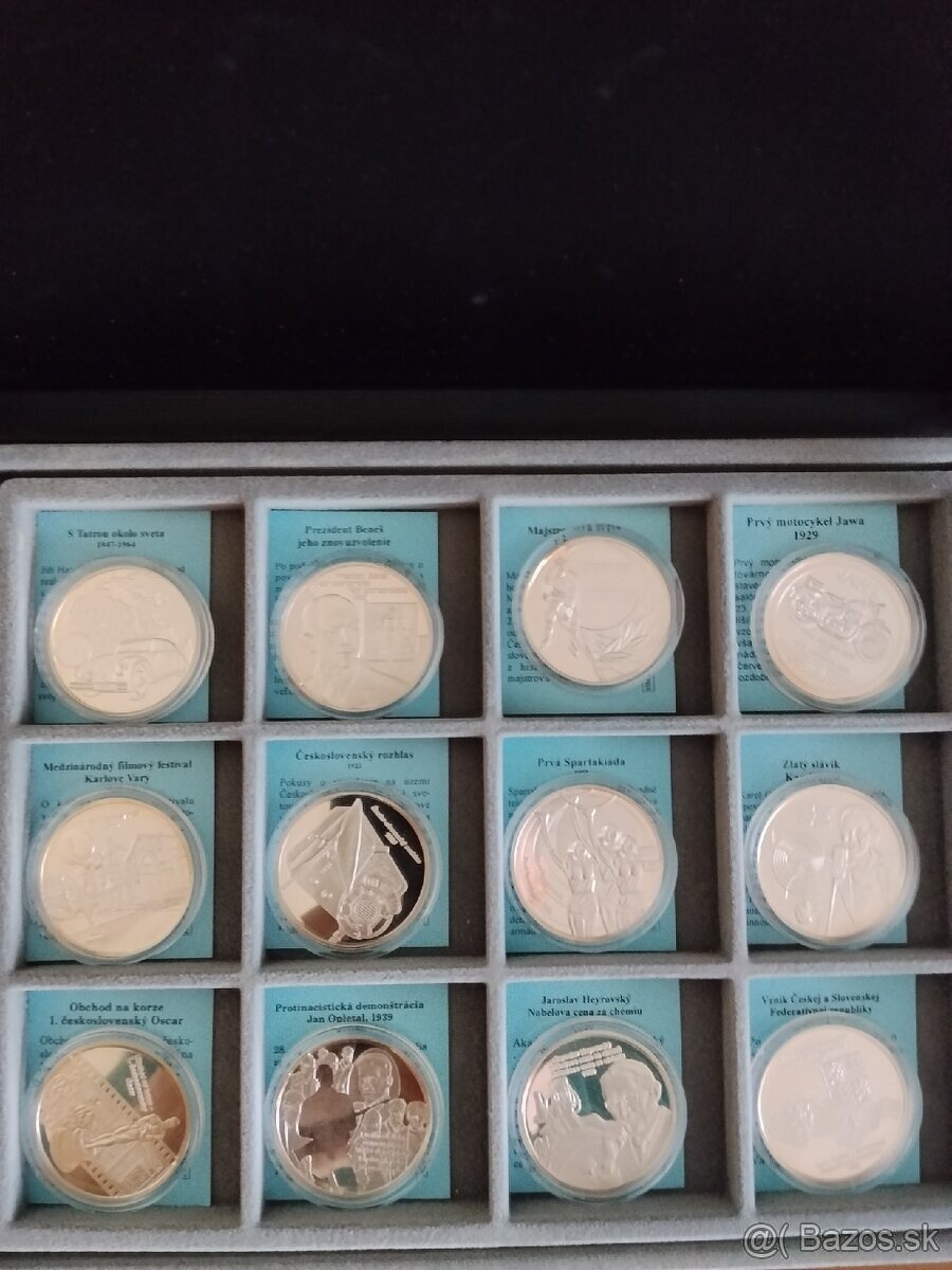 Medale Historyczne momenty Czechosłowacji - 4