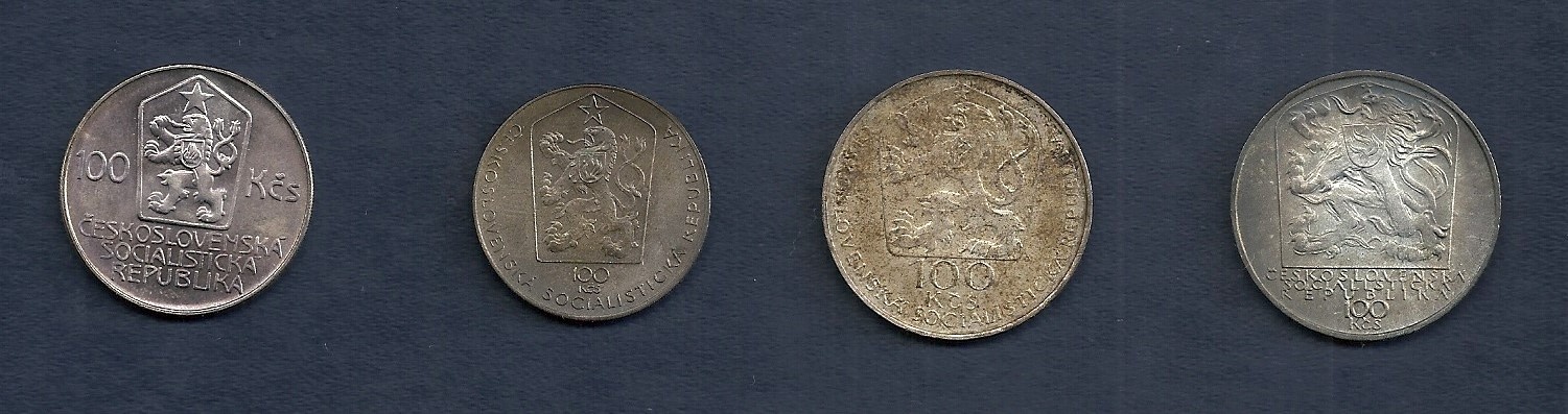 Srebrne monety pamiątkowe Czechosłowackiej Republiki - 4