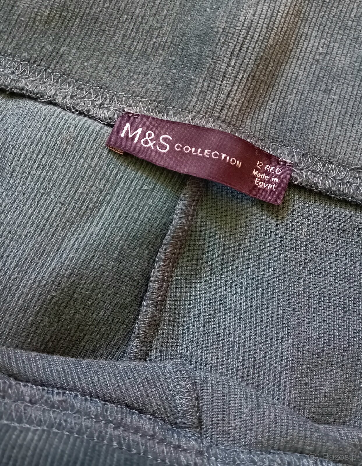 Legginsy prazkowane elastyczne dopasowane - 4