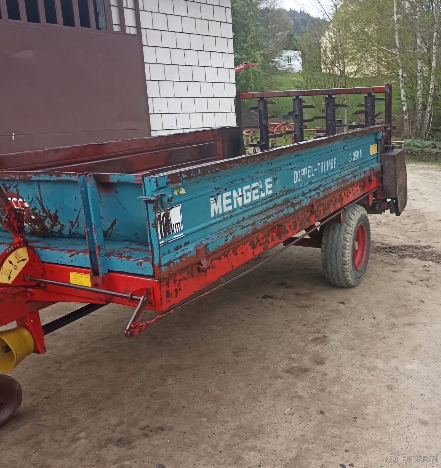 Rozrzutnik obornika Mengele Trumpf S 350 N - 4