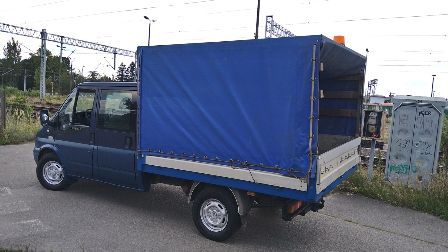 ford transit 2008r skrzynia plandeka - 4