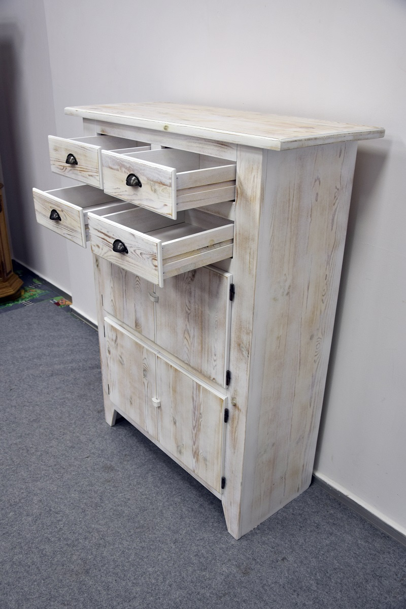 komoda z drewna sosnowego - jak nowa - 4