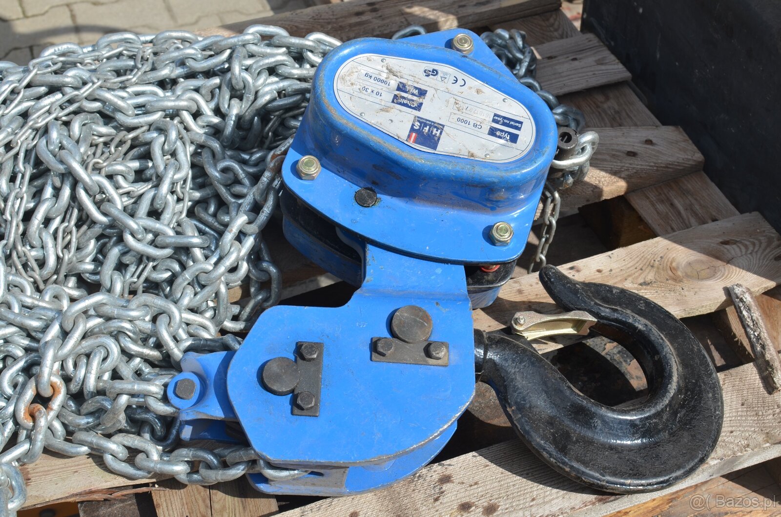 Ręczny wciągnik łańcuchowy CB 1000 (HFS Austria) – 10 000 kg - 4