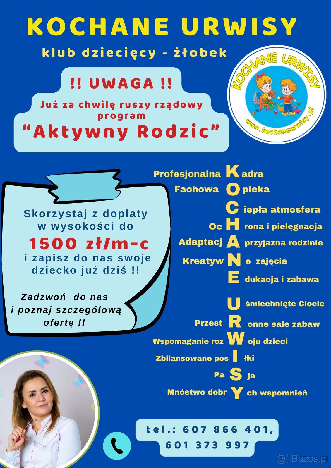ŻŁOBEK – KLUB DZIECIĘCY KOCHANE URWISY opieka nad dziećmi - 4