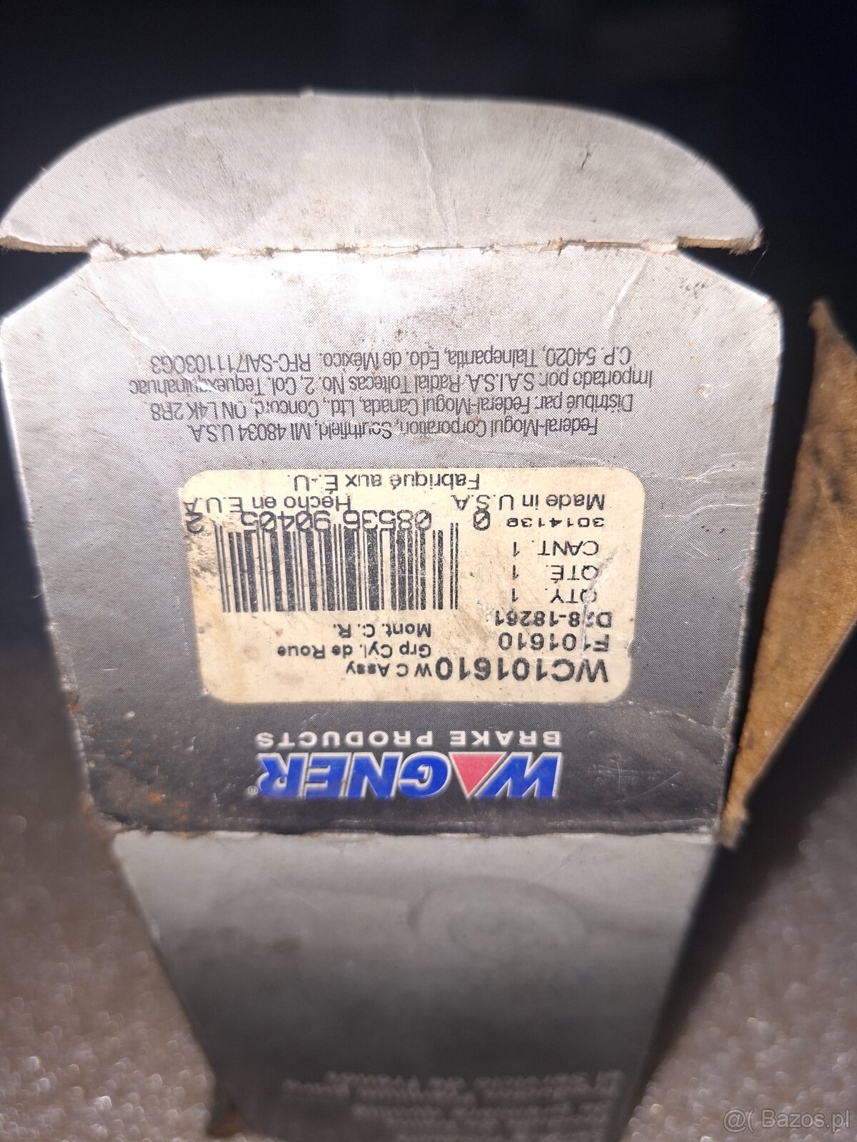 Wagner W101610 cylinder koła hamulca bębnowego LINCOLN orgi - 4