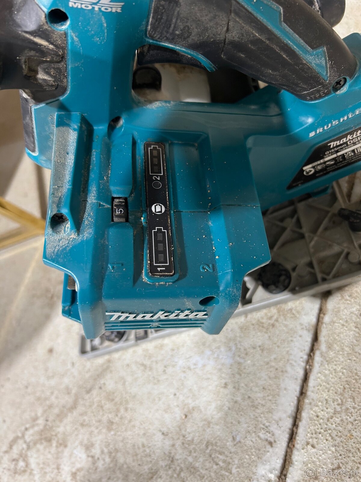Akumulatorowa ręczna pilarka tarczowa Makita DSP600 LXT - 4