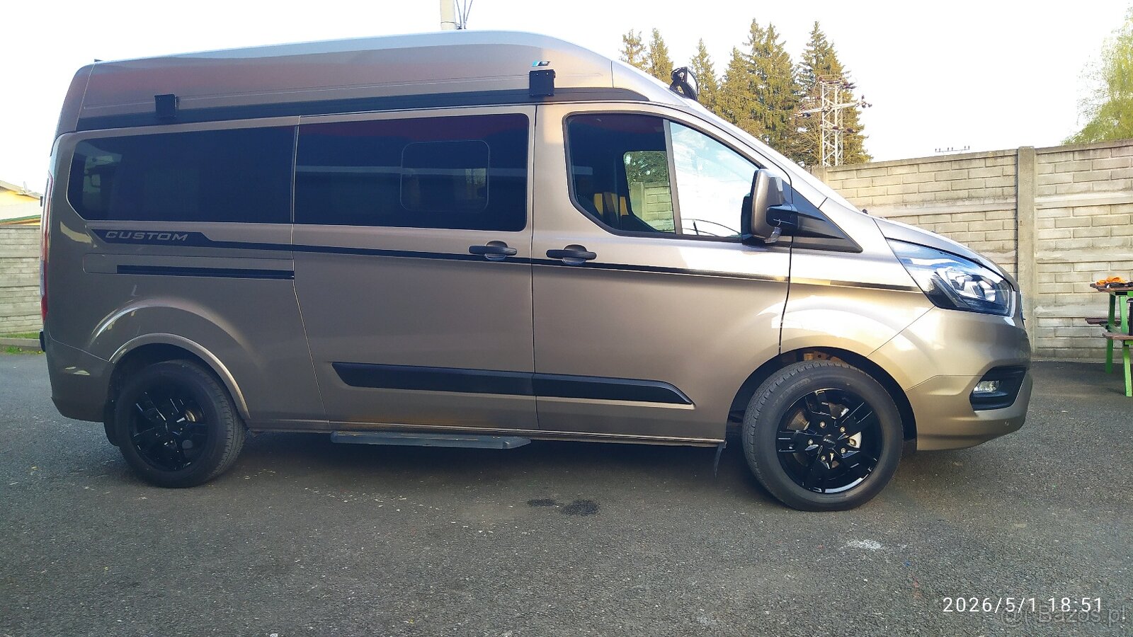 FORD TRANSIT CUSTOM 06/2021, 95tis. km, 9m - 4