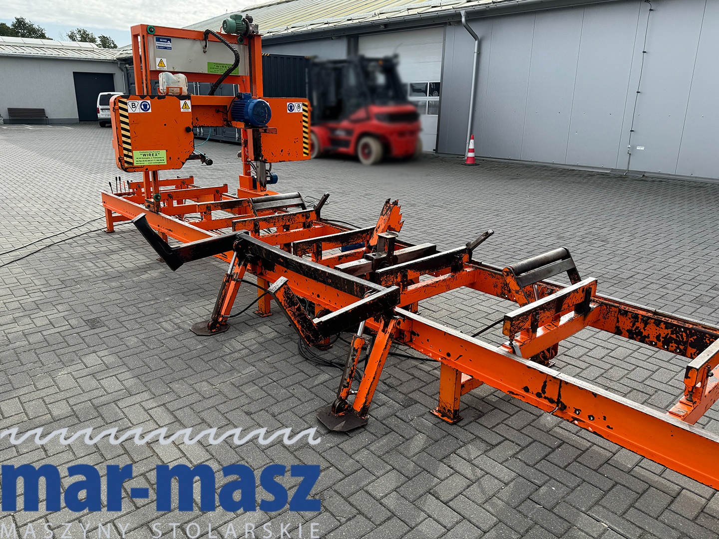 Trak pilarka taśmowa pozioma WIREX typ CZ-1 hydrauliczny - 4