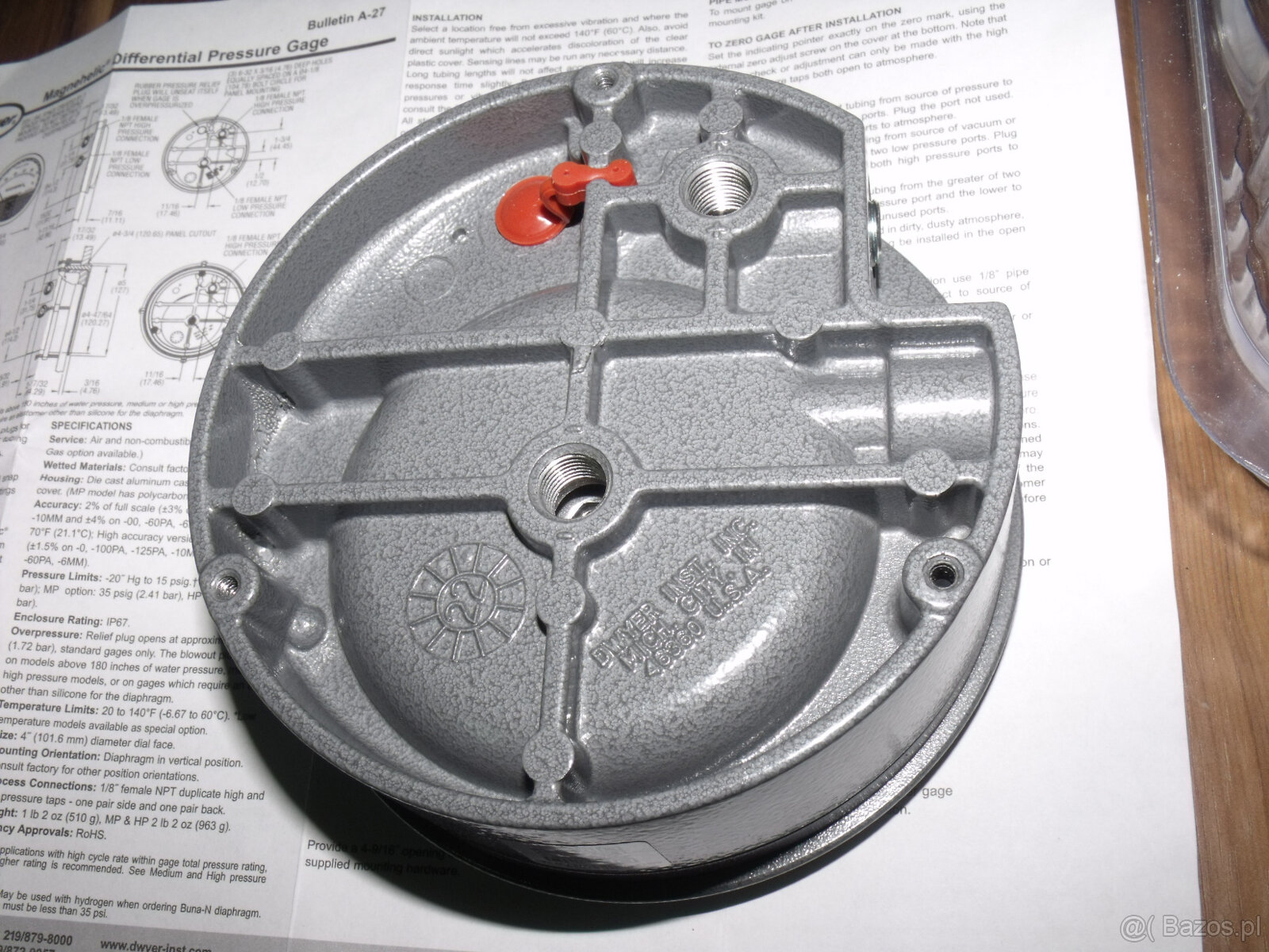 Dwyer Magnehelic Manometr Różnicowy - 4