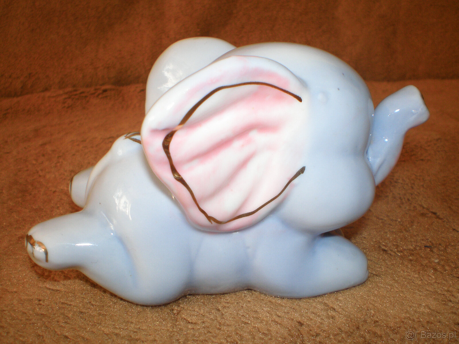 Sprzedam figurkę ceramiczną mały słoń, używany, stan dobry. - 4