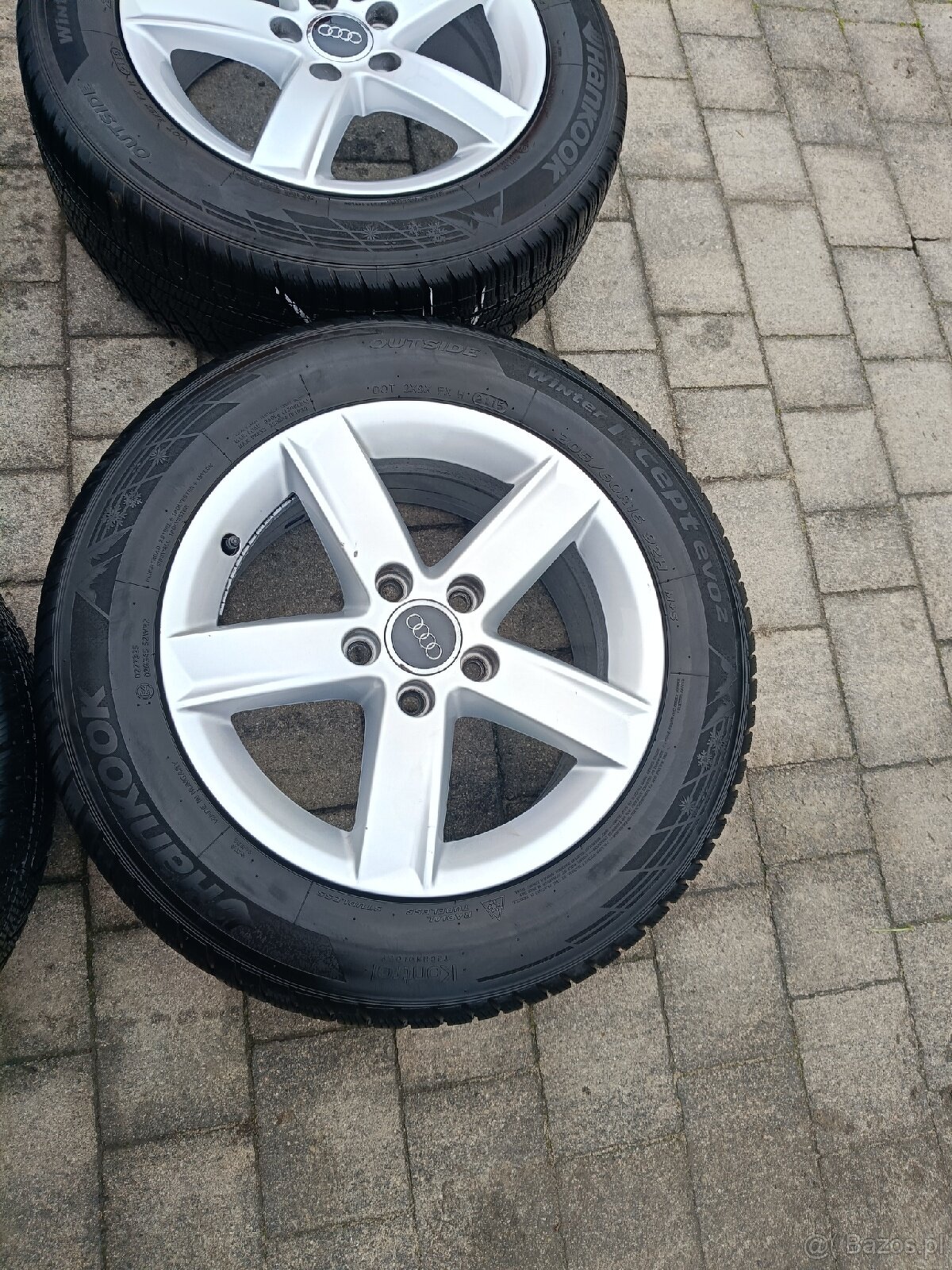 Alufelgi audi 16 cali z oponami zimowymi - 4