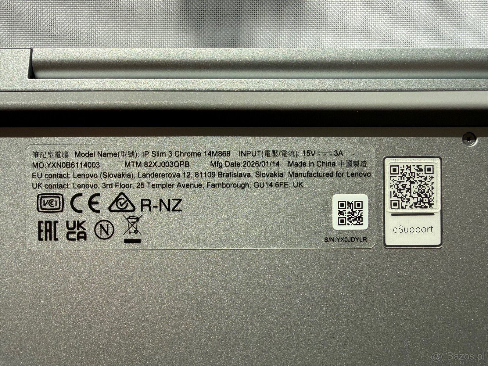 Chromebook LENOVO IP Slim 3 Chrome 14M868 - 4
