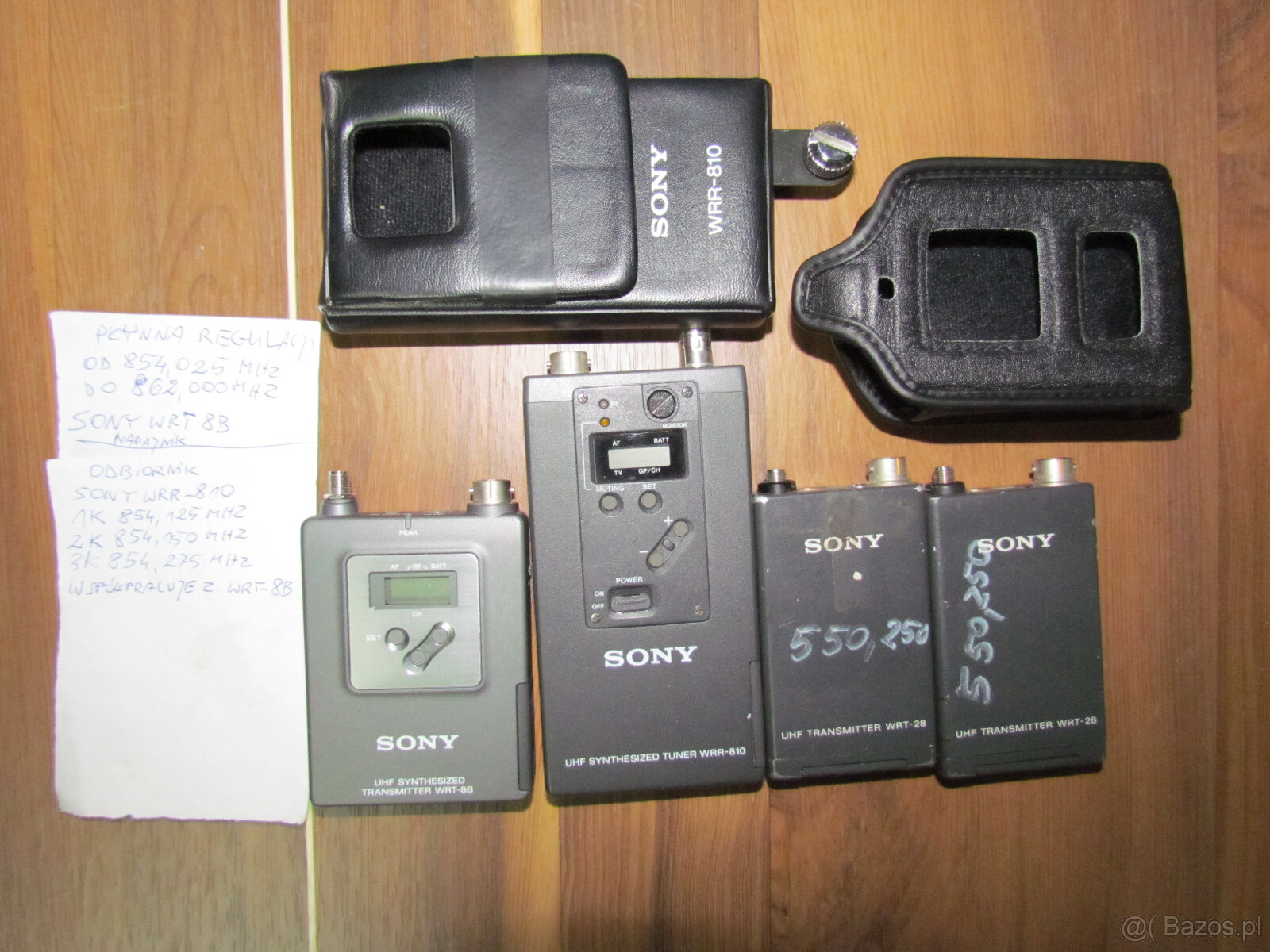 Nadajniki i Odbiornik Sony WWR-810 , WRT-8B , WRT-28 - 4