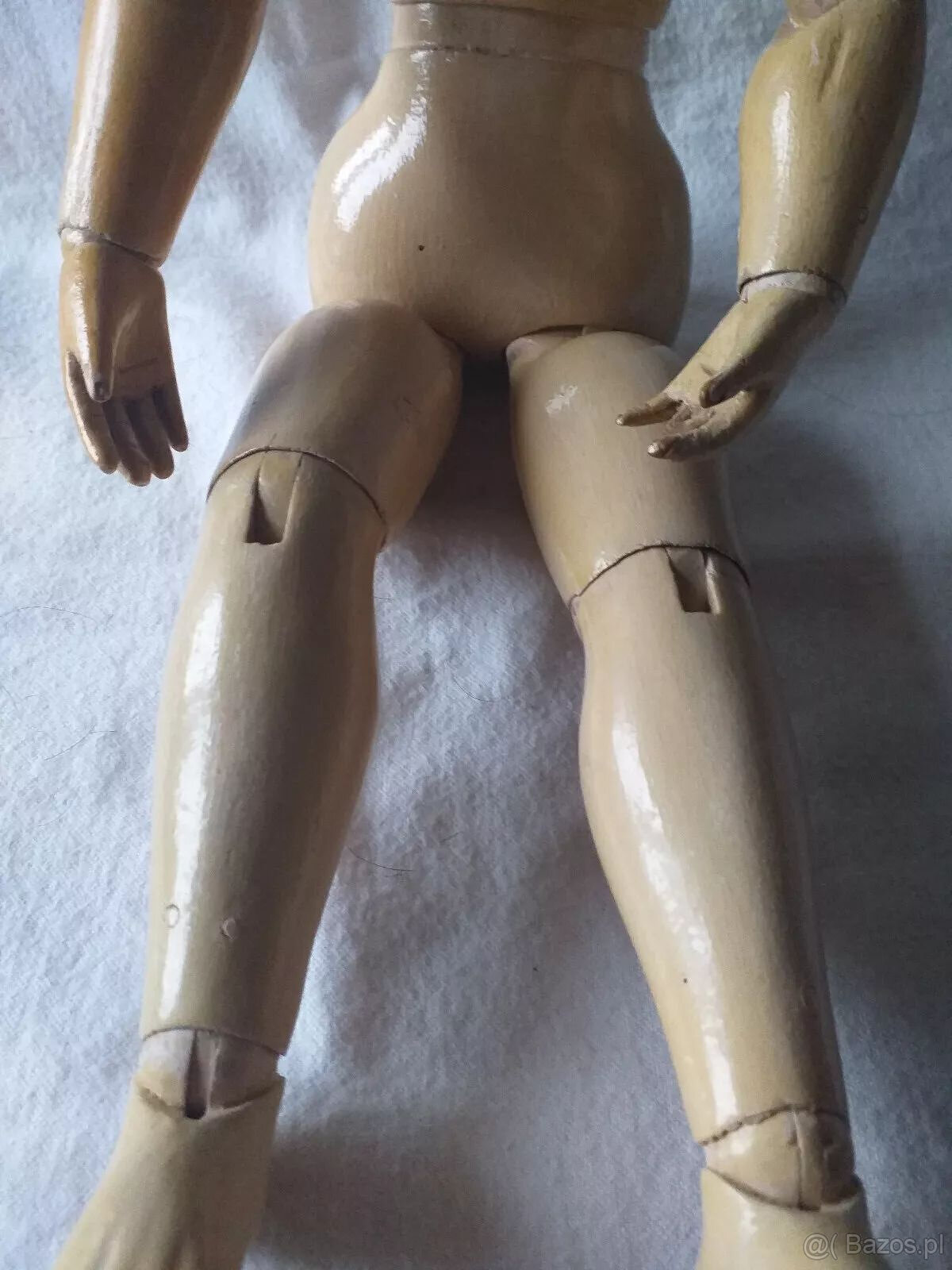 Antyczna lalka do renowacji. Znak firmowy do identyfikacji. - 4