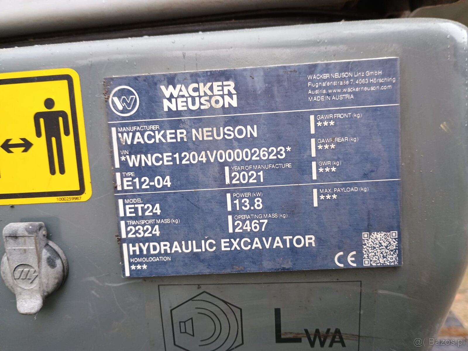 Minikoparka Wacker Neuson ET24, 2021r - 4