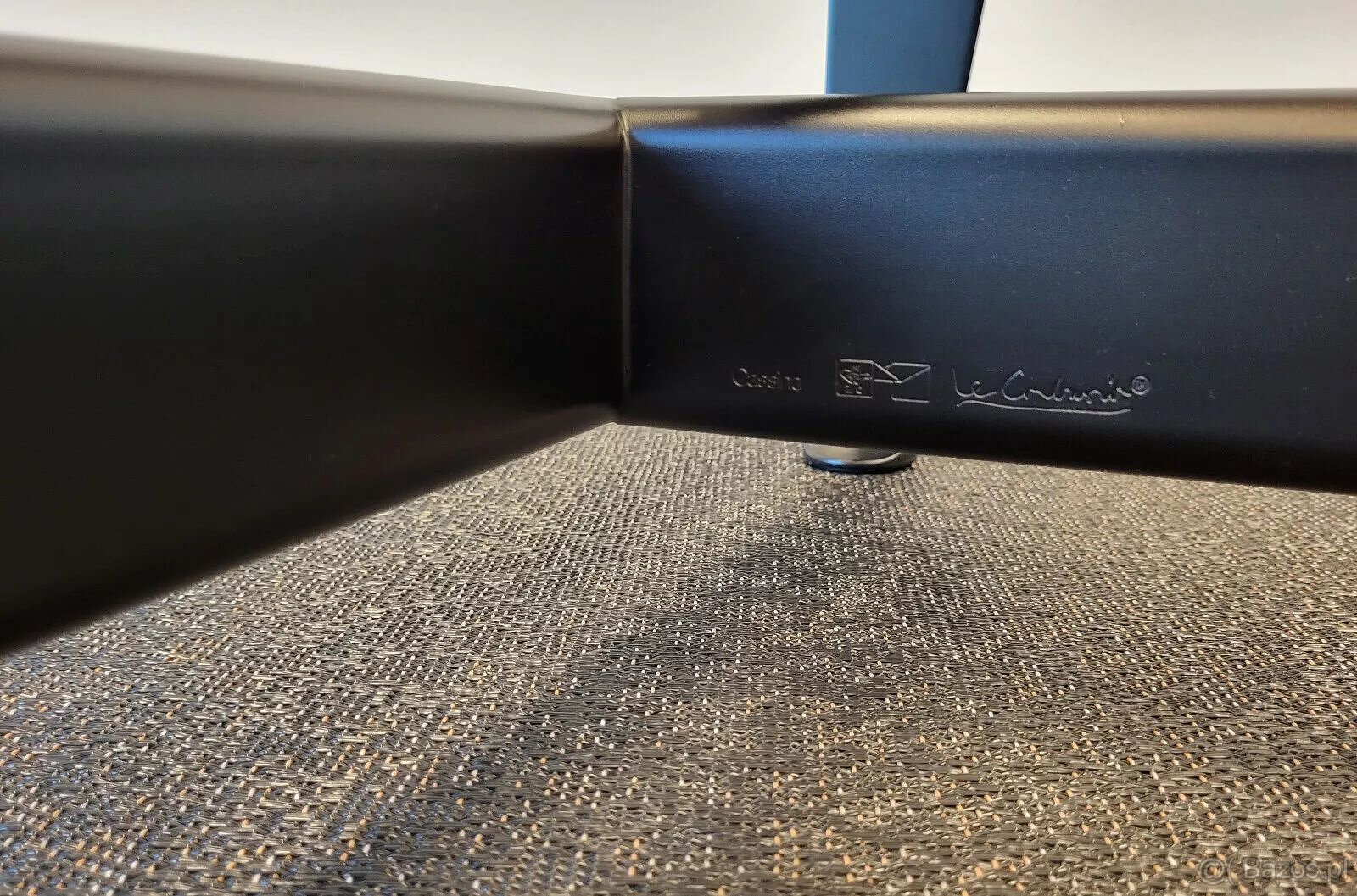 Le Corbusier, CASSINA, LC4, leżanka, skóra, czarna, bardzo d - 4