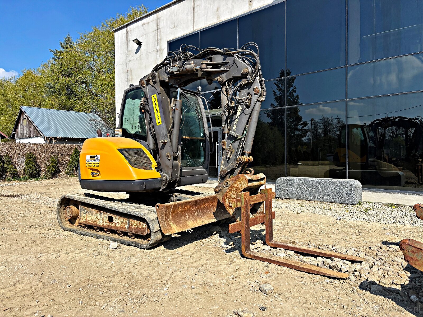 Mecalac 6 MCR MINI-KOPARKA 2014R. MTH: 2887 | 8 MCR JCB 805 - 4