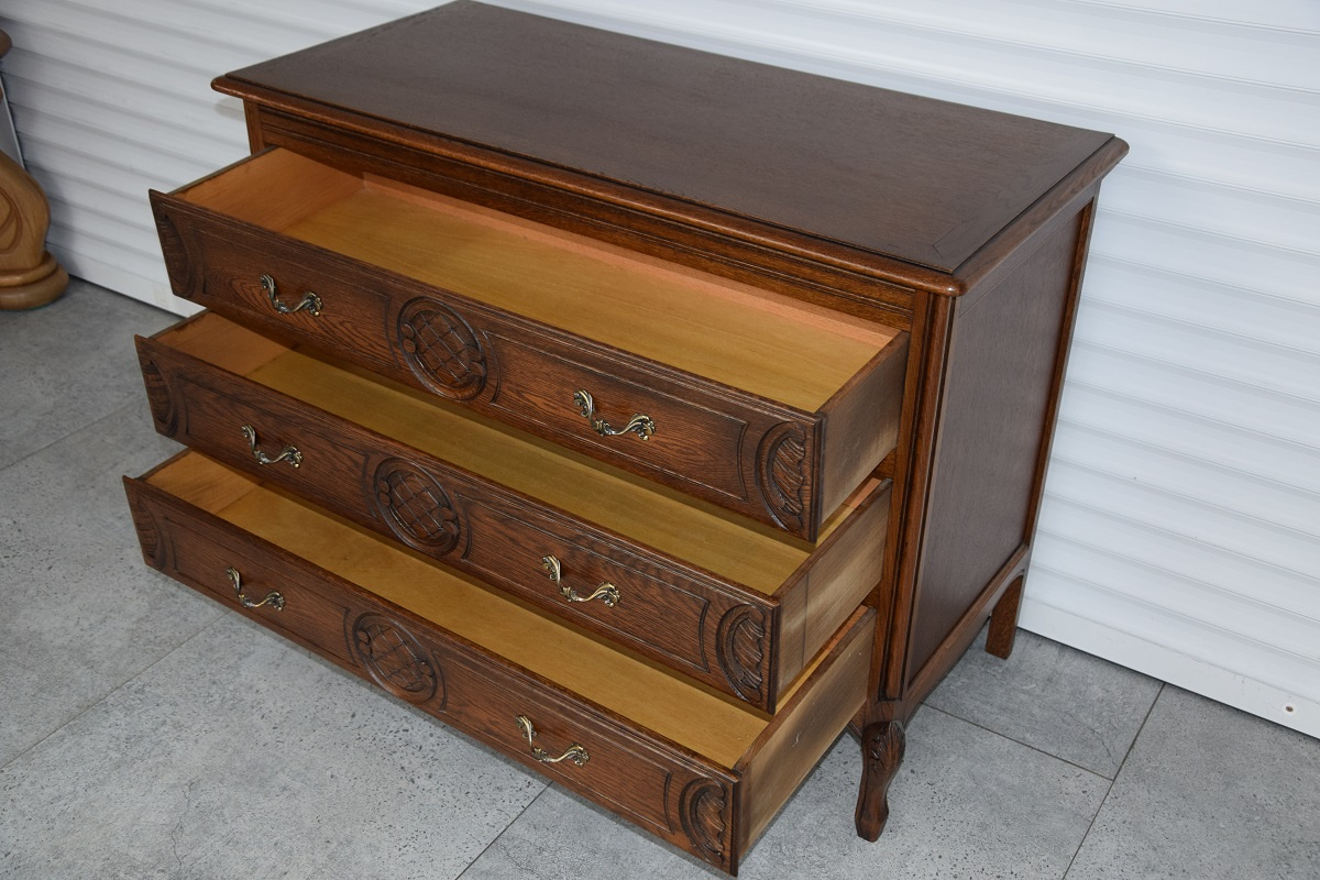 komoda ludwikowska z szufladami - jak nowa - 4