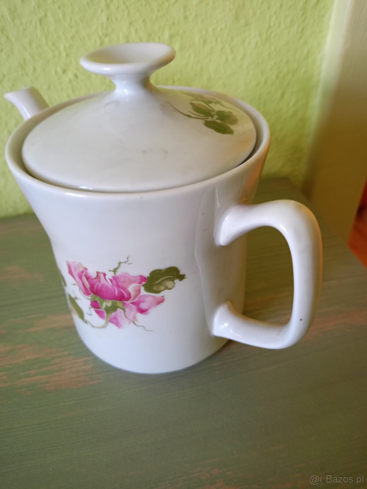 Porcelana „Włocławek”. Komplet deserowy + dzbanek do kawy. - 4