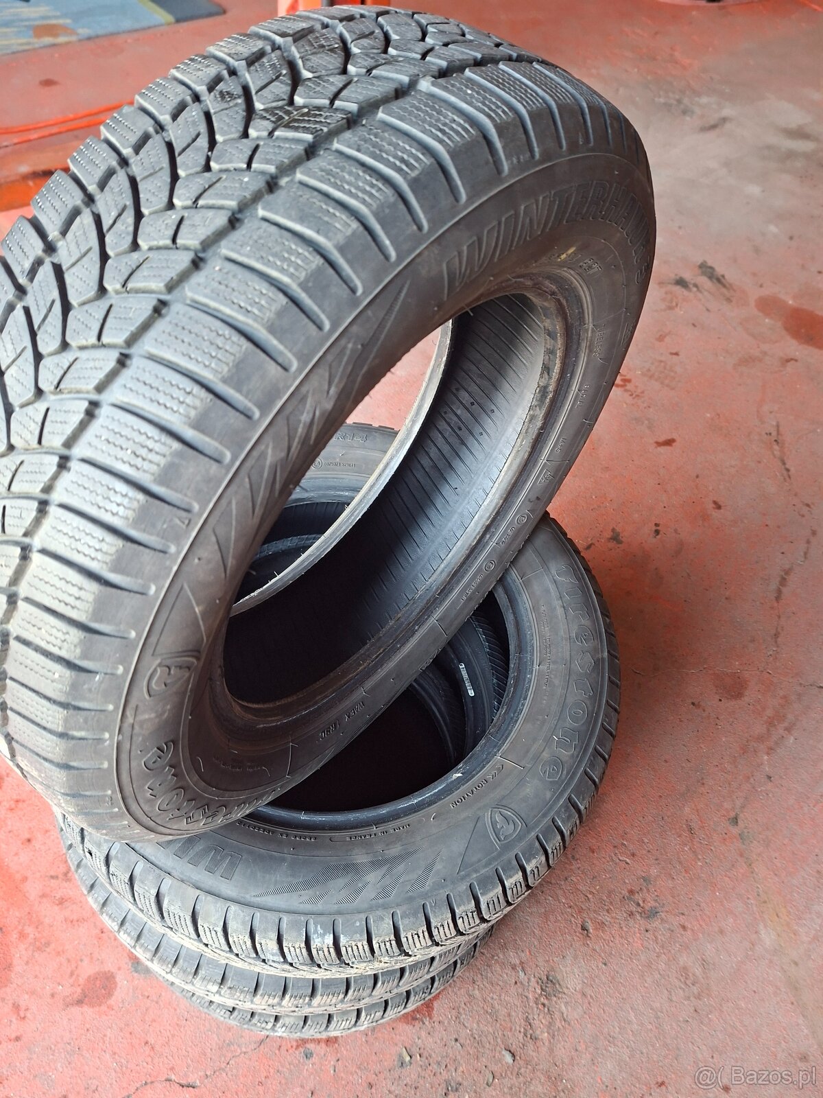 Opony 175/65/14r FIRESTONY winterhawa3 m+s nie naprawiane za - 4
