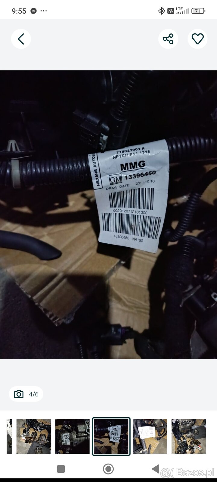 Silnik 1.4 turbo net Opel Meriva uszkodzony - 4