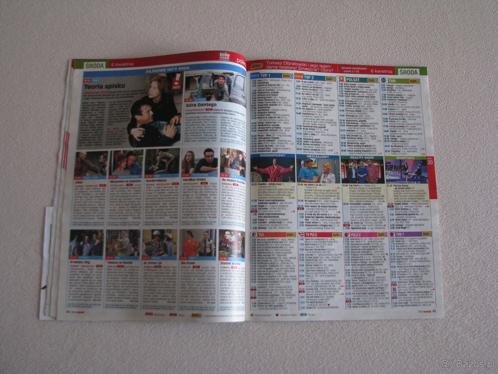 Tele świat cyfrowy - gazeta, program telewizyjny 04 2016 r. - 4