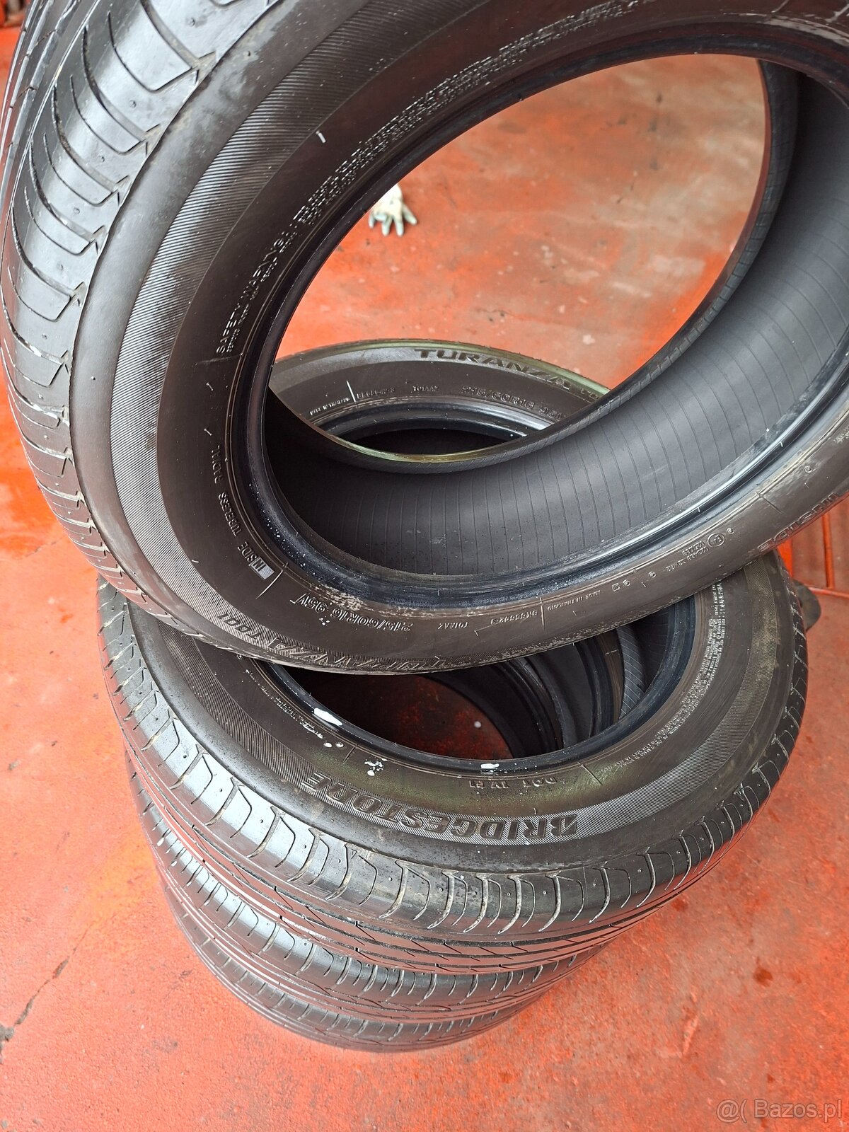Opony 215/60/16 r 95 v BRZDZIESTONY TURANZO too1 bieżnik ok - 4