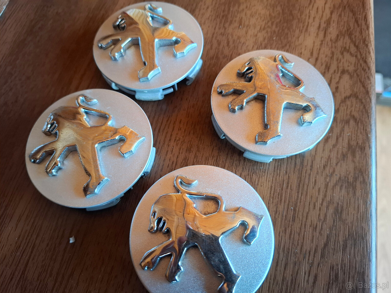 peugeot 4 oryginalne dekieleki do felg 60 mm - 4