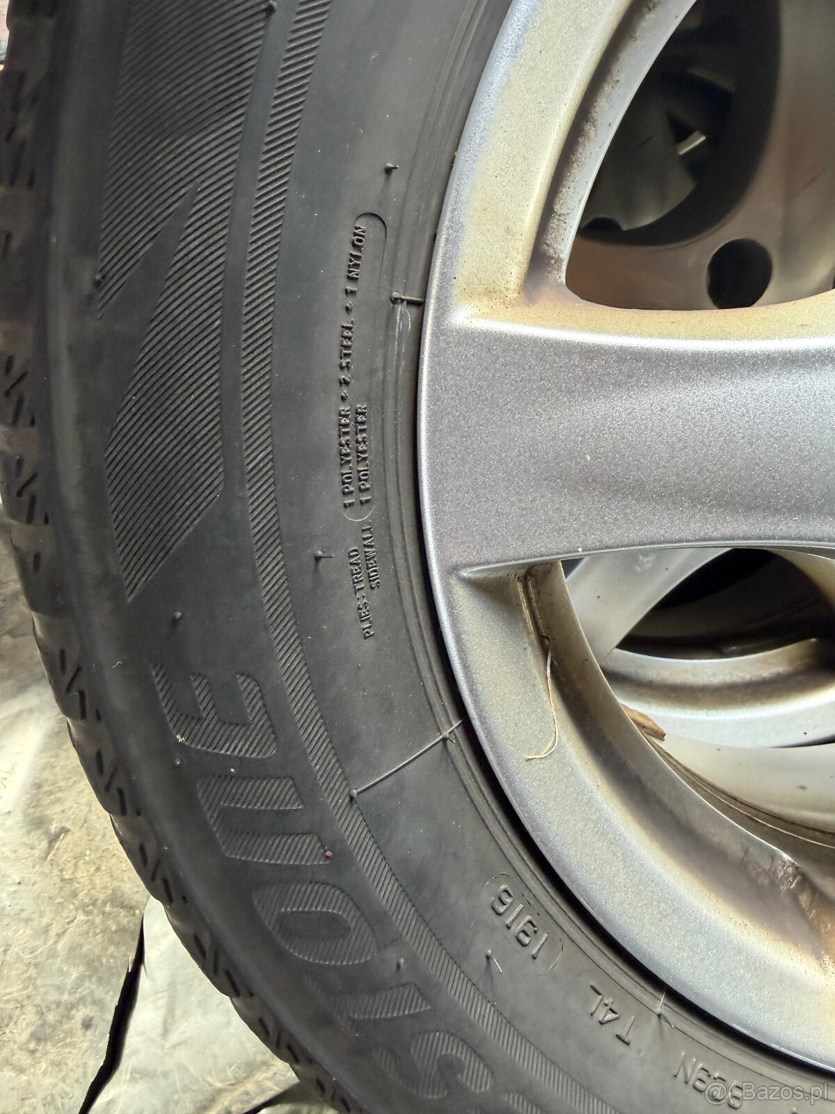 sprzedam zimowe opony bridgestony 195/65R15 - 4