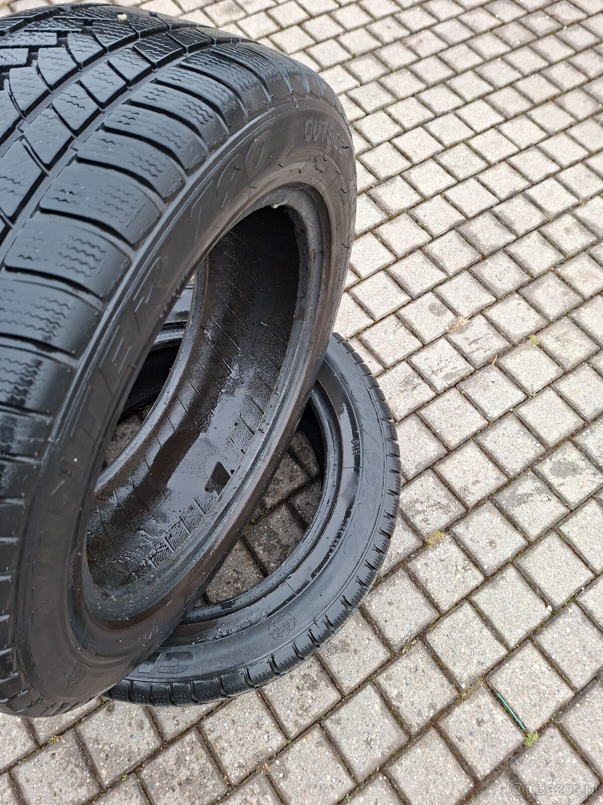 opony 205/55/16 r 2 sztuki GLOB-GUM m+s 91 h nie naprawiane - 4